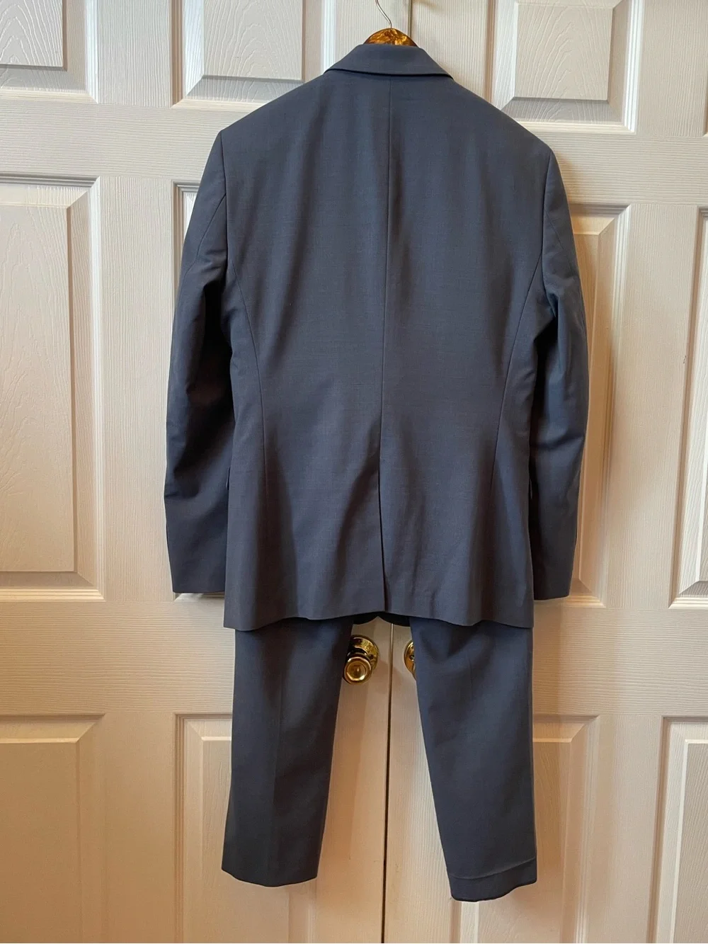 Express Men's Slate Blue Two-Piece Suit